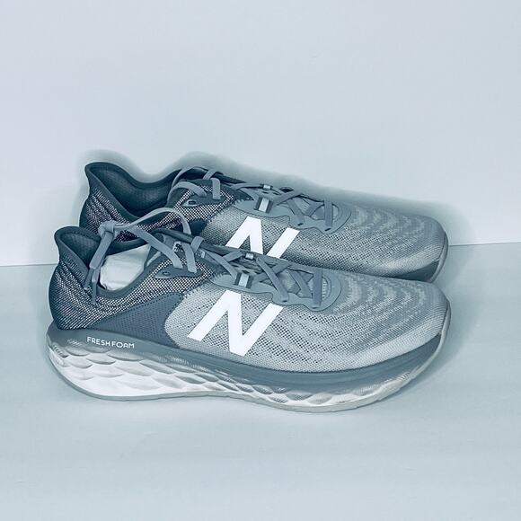 New Balance Gray Fresh Foam More V2 Running Shoe New 12 1/2